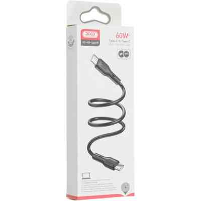 Дата кабель USB-C to USB-C 1.0m NB-Q231B 60W Black XO (NB-Q231B-BK) Винница