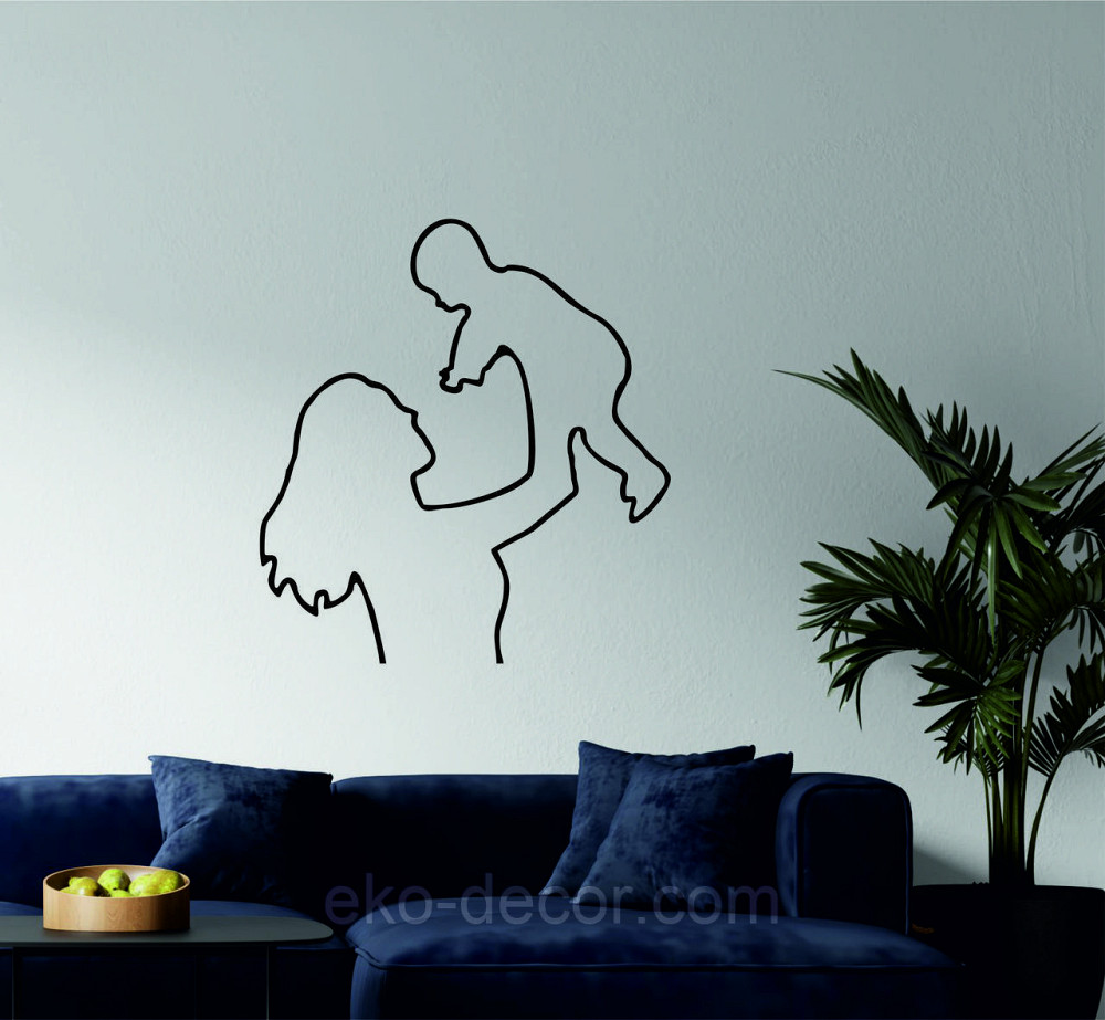 Декоративне настінне Панно «Мати та дитина», Декор на стіну Київ - фото 2