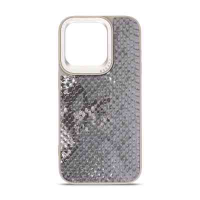 Чехол для мобильного телефона Harder Snake Pattern Apple iPhone 15 Pro Grey Silver (ARM76798) Винница
