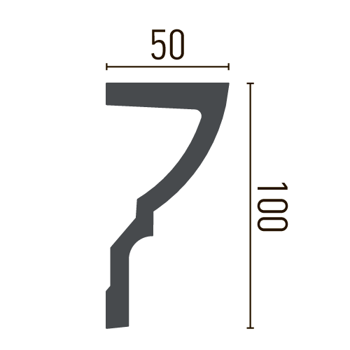 Карниз полиуретановый гладкий Gaudi Decor P 889 Днепр - изображение 2