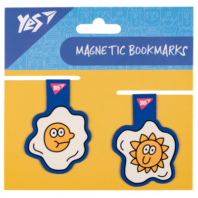 Закладки для книг Yes магнітні Stand with Ukraine, 2шт, блакитні (708124) Вінниця - фото 1