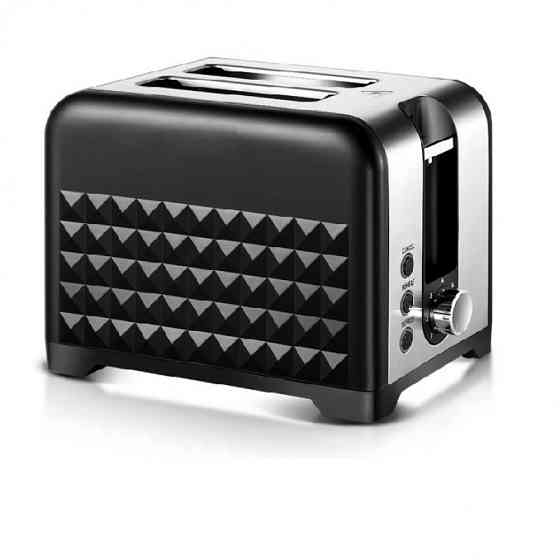 Тостер Domotec/RAF R-2101 930Вт на 2 скибочки, 7 ступенів прожарювання, знімний піддон. Розморожування та підігрів Одеса