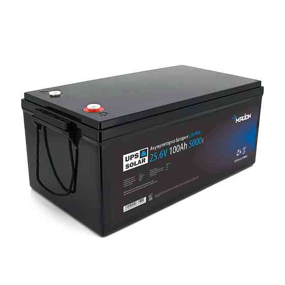 Літій-залізо-фосфатний акумулятор Merlion LiFePO4 25.6V 100AH ​​(8S2P/BMS-100A), (522x238x225), до 5000 циклів Київ