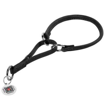 Ошейник для животных WAUDOG Soft с QR паспортом, круглый, Ш 6 мм Д 21-30 см черный (75271) Винница