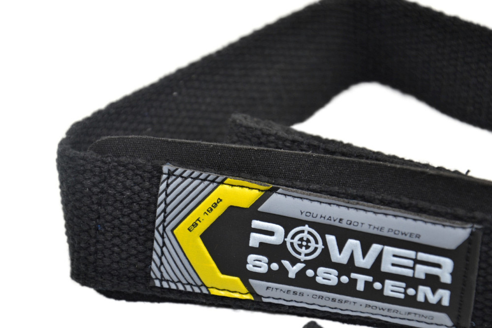 Лямки для тяги Power System PS-3400 Power Straps Black/Yellow Луцьк - фото 6