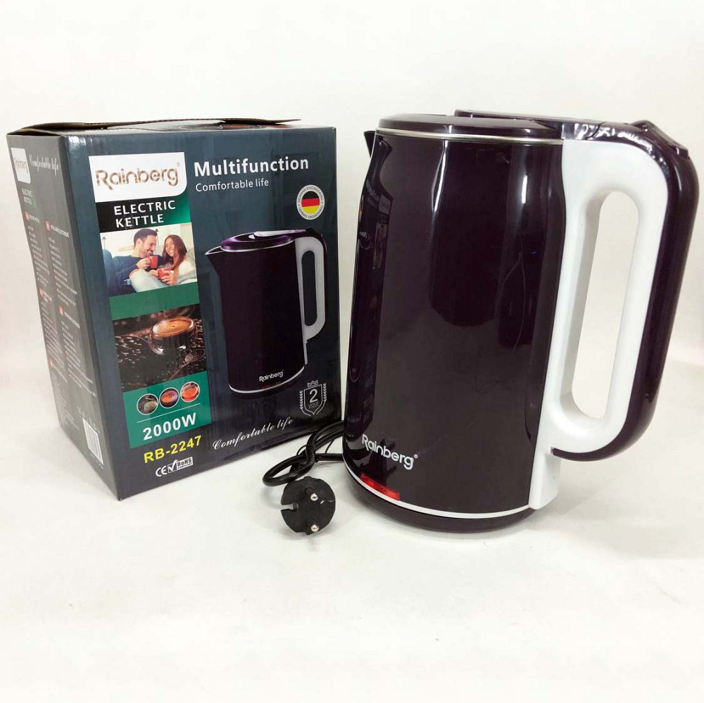 Чайник электрический Rainberg RB-2247 2000Вт 2л. Цвет: баклажан IK-44 Львов - изображение 10
