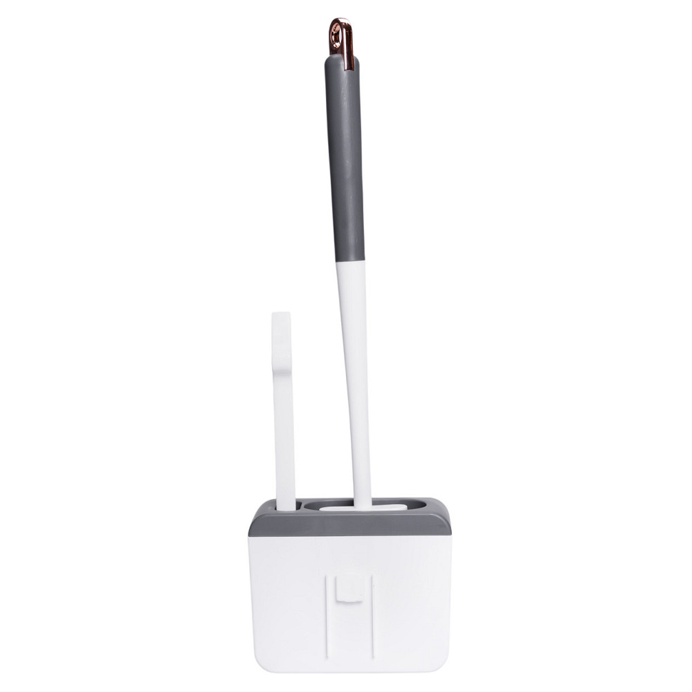 Силіконовий йоржик для туалету настінний 13×5.5×42 (см) йорж для унітазу силіконовий із щіткою йоржик для унітазу HP-35015-48DG Коломыя - изображение 9