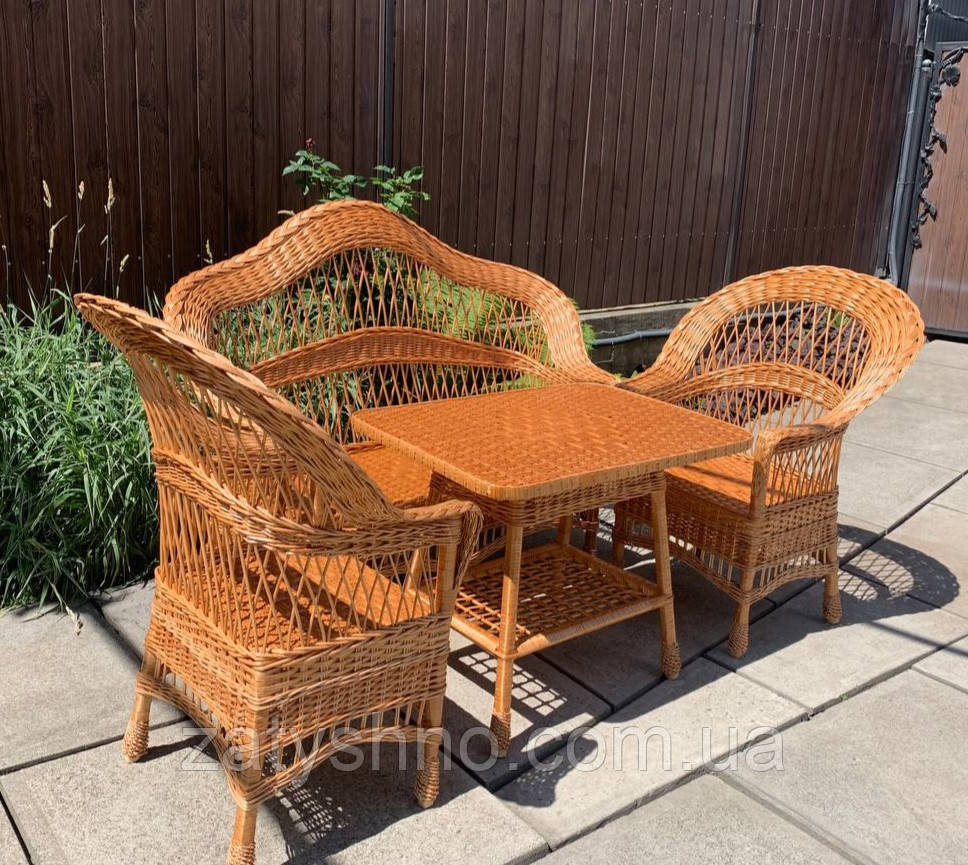 Набор мебели Капля, плетенный Киев - изображение 2