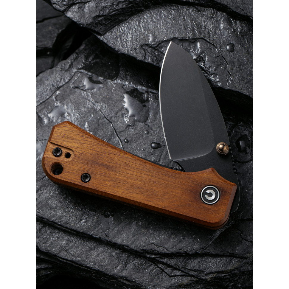 Ніж складаний кишеньковий Civivi Baby Banter, (5.9 см) Nitro-V / Guibourtia Wood Киев - изображение 12