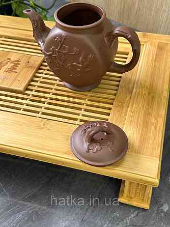 Чайник заварювальний ісинська глина 600 мл "Голубка" світлий Т2587 Київ