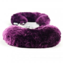 Наручники - Fetish Pleasure Fluffy Hand Cuffs Purple Sex Aura Київ - фото 5