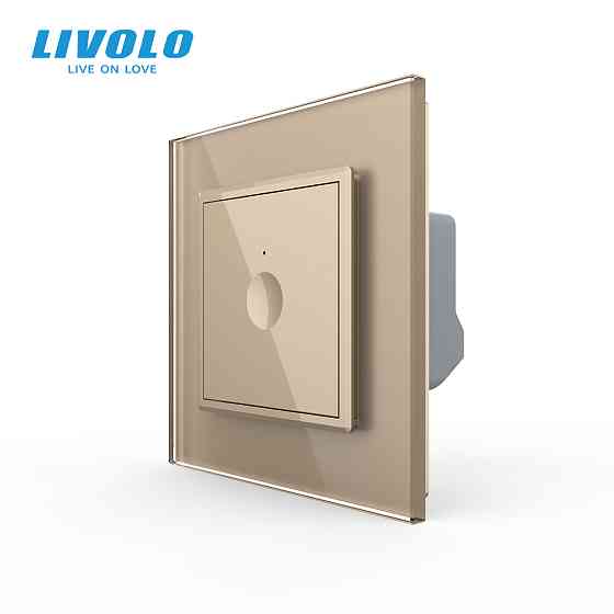LIVOLO Сенсорний вимикач Sense 1 сенсор Livolo золото (722000113) Коломыя
