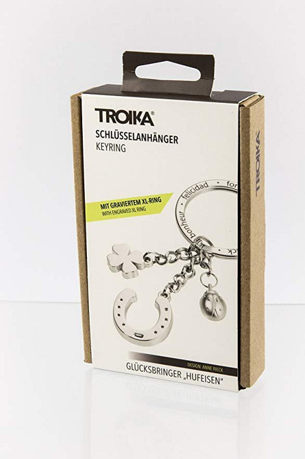 Брелок Подкова на счастье, серебристый Ровно - изображение 2