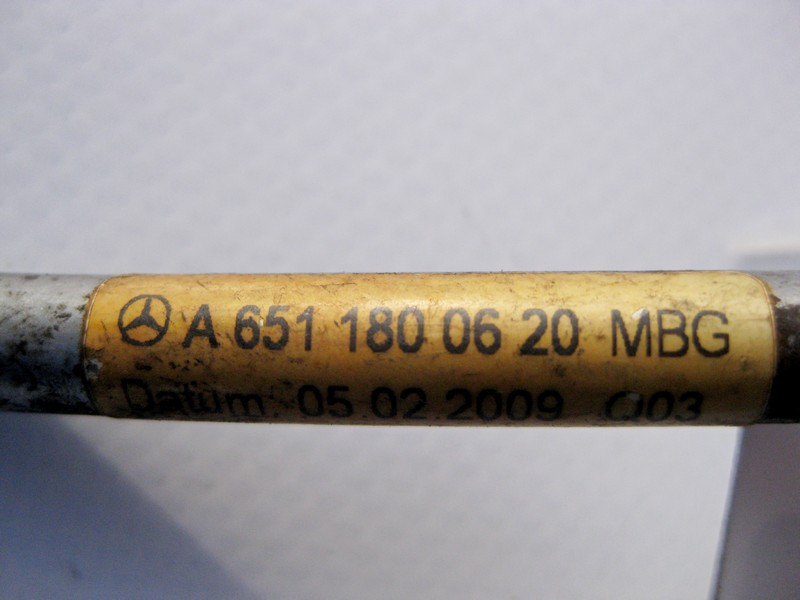 Mercedes-Benz  A6511800620 Олівець, що подає лівої турбіни двигуна OM651 R4 2.2 cdi E-Class W212 C207 S-Class W221 C-Class W204 ML GLE W166 Одеса - фото 3