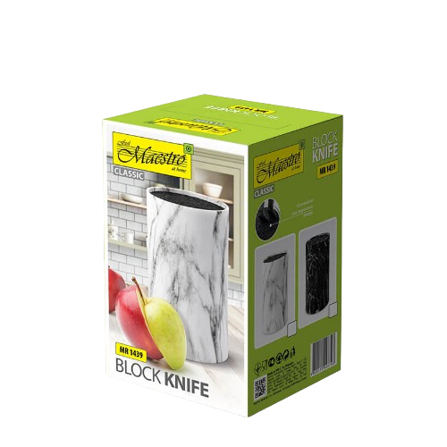 Підставка для ножів чорний мармур MR-1439-BLACK Maestro Житомир