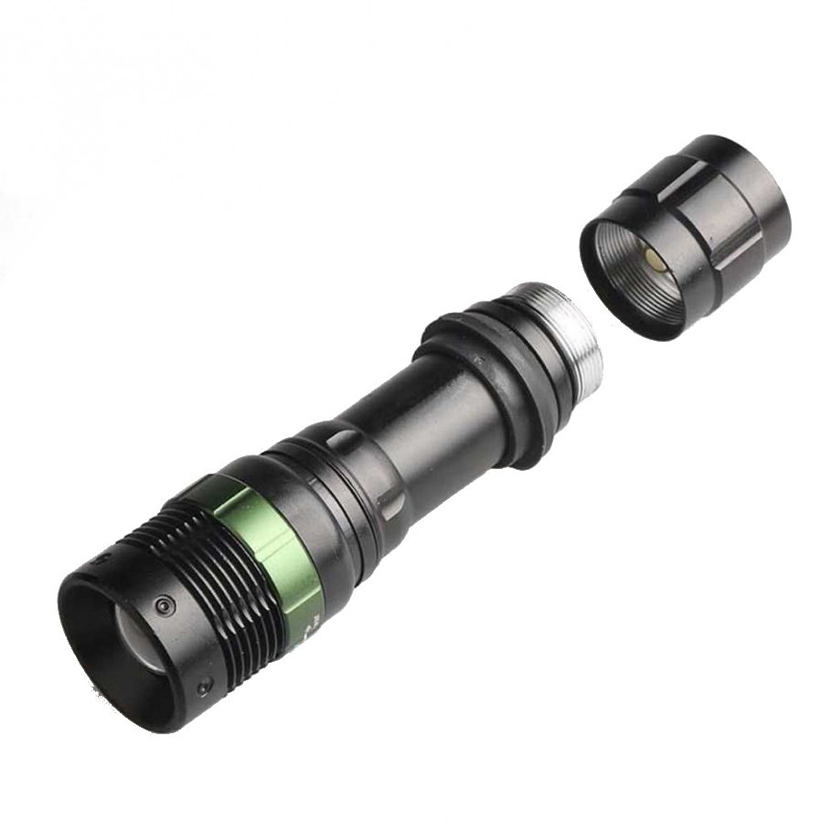 Аккумуляторный металлический тактический светодиодный фонарь Watton WT-037 ударопрочный фонарик Каменец-Подольский - изображение 5