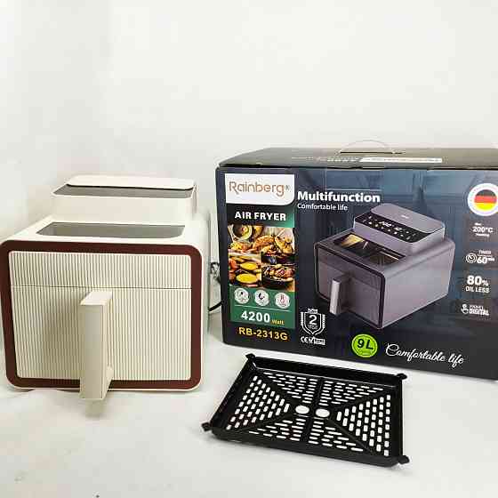 Електрична фритюрниця для кухні та дому Rainberg RB-2313 4200Вт 9л, Аеро-гриль для приготування фрі OR-64 Львів