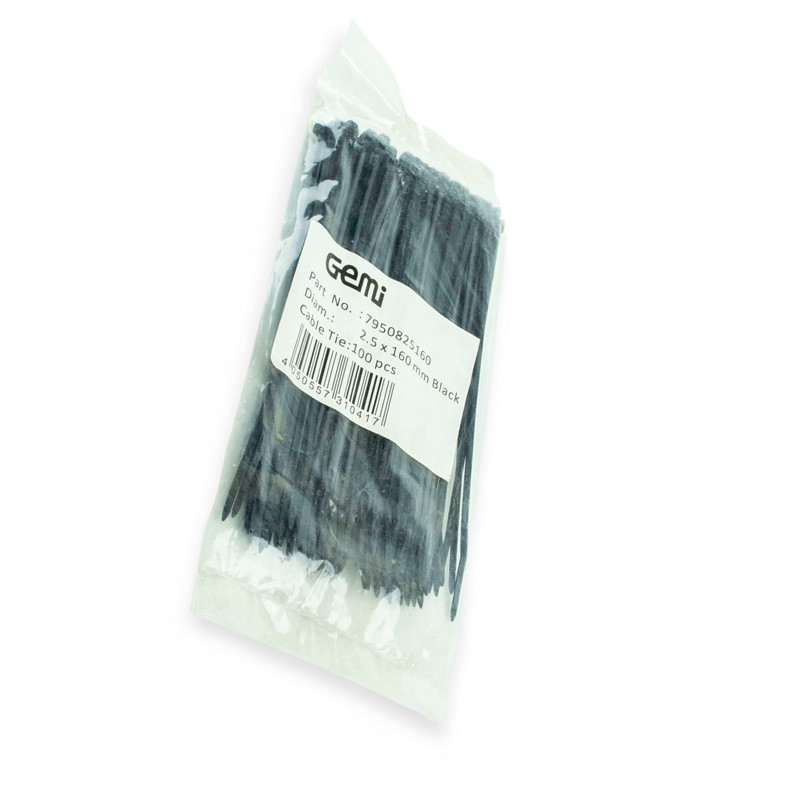 Хомут 200 x 4,8 чорний пластиковий norma Мукачево - фото 1