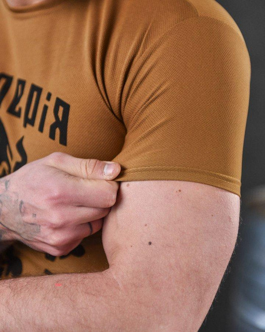 Футболка тактична потоовідвідна чоловіча кайот Артилія 48р М Одеса - фото 6