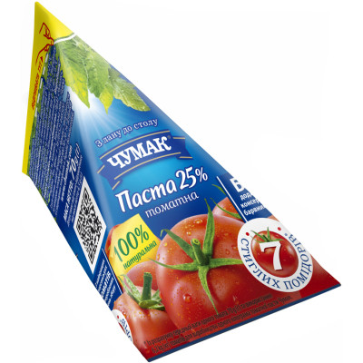 Соус Чумак Томатна паста 25% 70 г (4820001352801) Вінниця - фото 1
