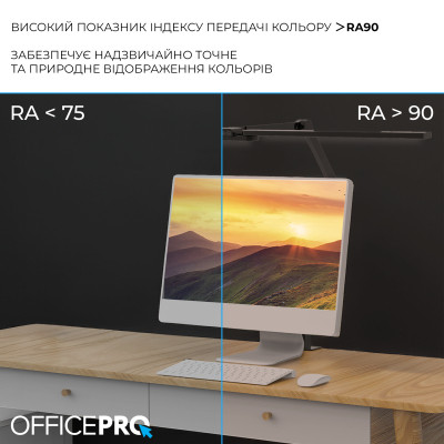 Светильник OfficePro LED лампа на монитор SL299B (SL299B) Винница - изображение 5