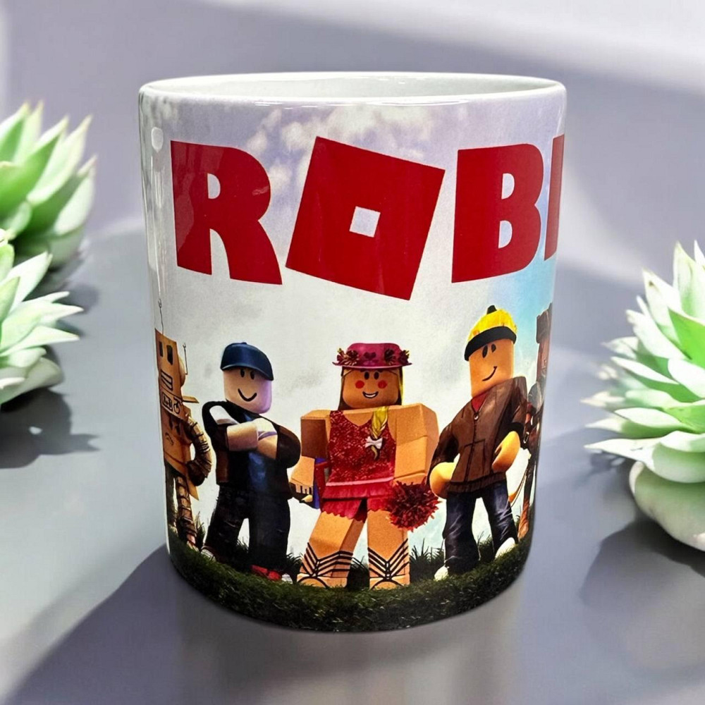 Чашка Roblox – керамічна чашка з принтом | Подарунок для фаната гри Роблокс Городище - фото 1
