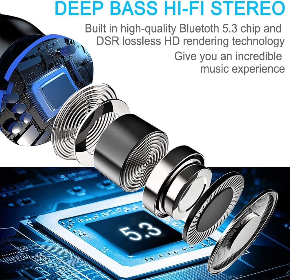 Бездротові навушники Motast I09 Bluetooth 5.3: HiFi стерео, шумопоглинання CVC 8.0, водозахист IP7 та 140 годин автономності Київ - фото 10