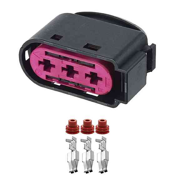 Разъем коннектор 3-кон., Блок Предохранителей, 1J0937773, 964915, VAG, TE Германия, Франция, Audi, Bugatti, Porsche, Seat 40416 Киев