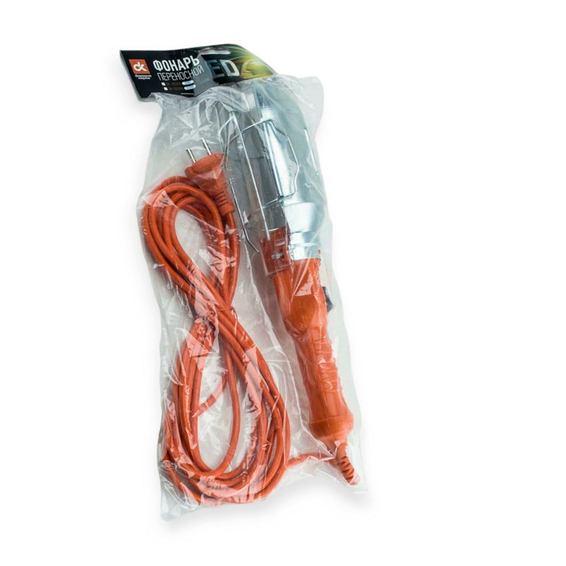 Фонарь-переноска диодный 12 led 220В, 5 м, крючок DK Мукачево - изображение 1