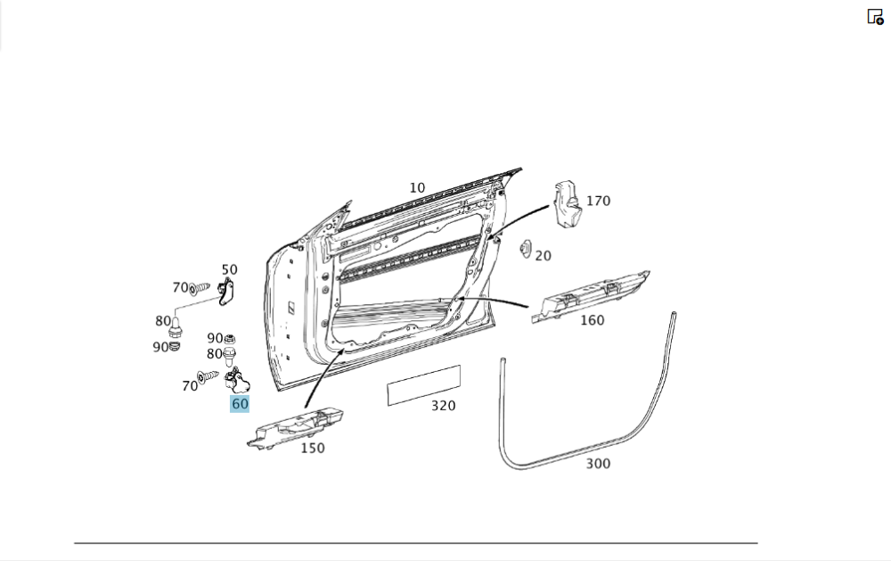 Mercedes-Benz  A2467200437 Нижня петля передніх правих дверей CLA Shooting Brake X117 CLA C117 GLA X156 A-class W176 B-class W242 B-class W246 Одеса - фото 2