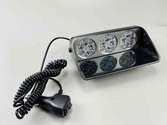 Проблисковий світлодіодний маячок мигалка лампа S18 стробоскоп 9-80V (18 led діодів) Мукачево