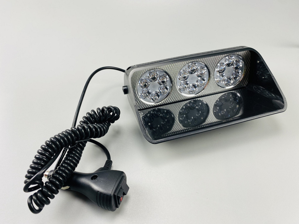 Проблисковий світлодіодний маячок мигалка лампа S18 стробоскоп 9-80V (18 led діодів) Мукачево - фото 3