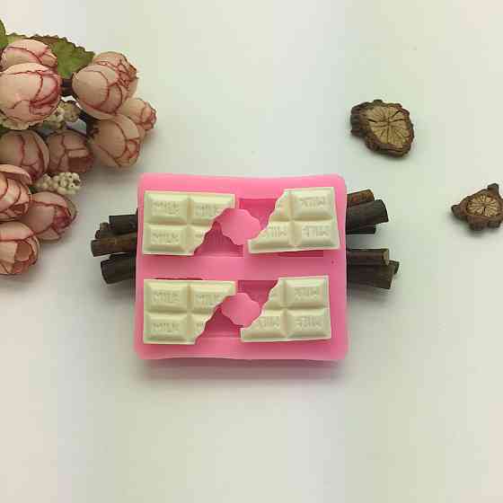 Молд кондитерский Шоколад 63 на 72 мм розовый Киев