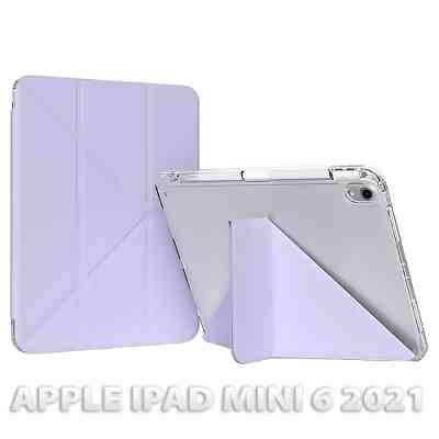 Чехол для планшета BeCover Ultra Slim Origami Transparent Apple iPad Mini 6 2021 Purple (712933) Винница