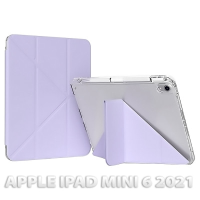 Чехол для планшета BeCover Ultra Slim Origami Transparent Apple iPad Mini 6 2021 Purple (712933) Винница - изображение 1