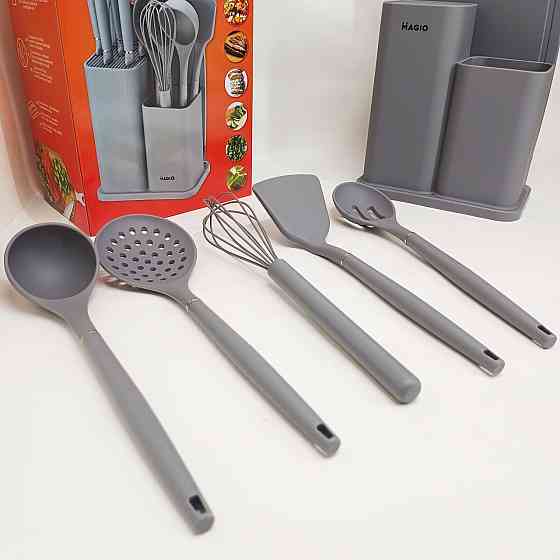 Качественный силиконовый набор для кухни Magio, Kitchen set силиконовый, Набор кухонного инвентаря NO-90 Львов