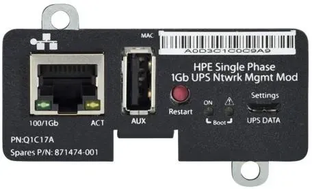 Сервер HPE Single Phase 1Gb UPS with Network Management Module (Q1C17A) Київ - фото 1