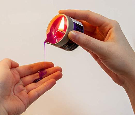 Масажна свічка - Vibratissimo Crazy Purple, 50 мл Sex Aura Київ - фото 3