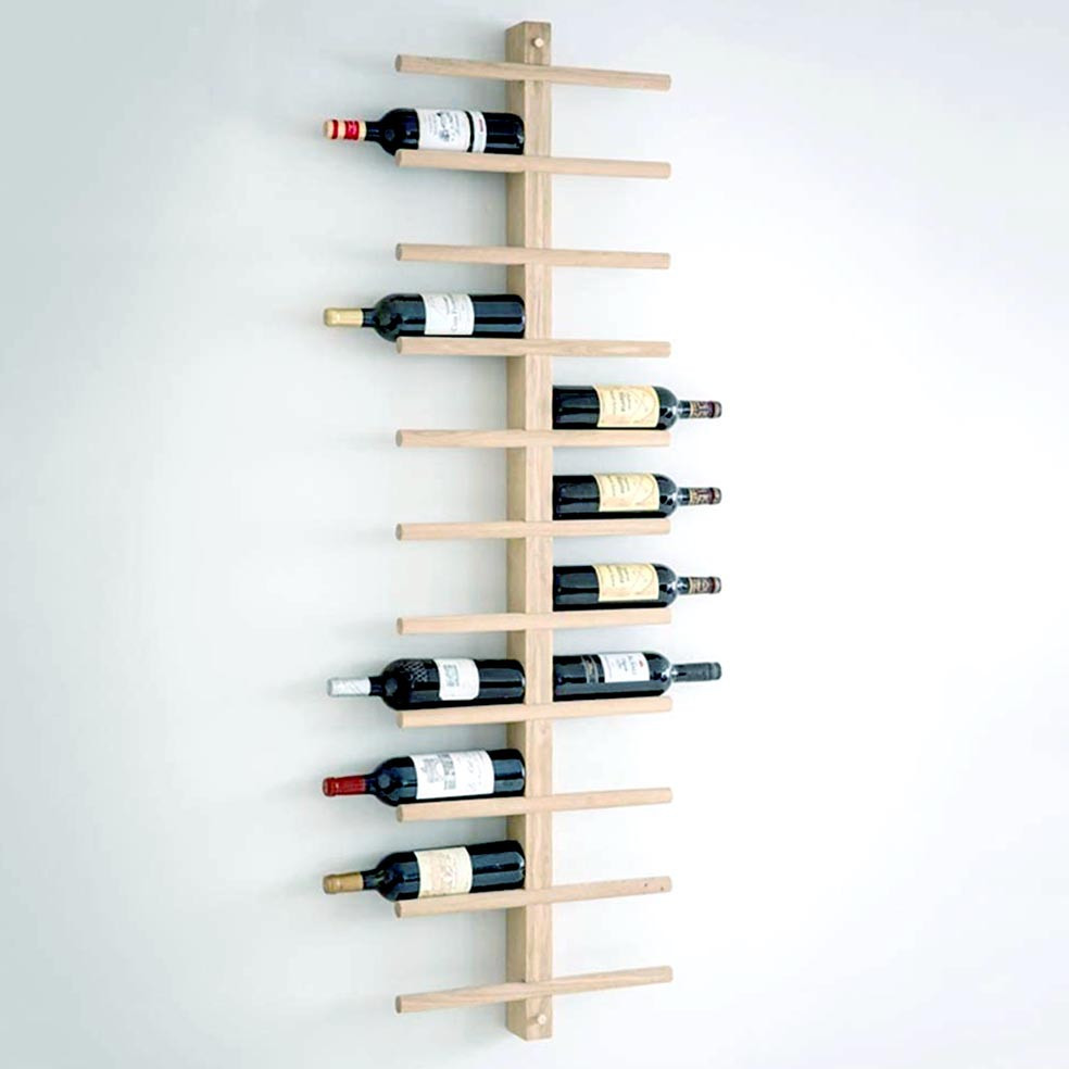 Настенная винная полка 
