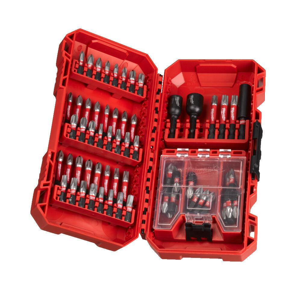 Набор бит SHOCKWAVE PACKOUT MILWAUKEE, (70шт) пластиковый кейс Одесса - изображение 1