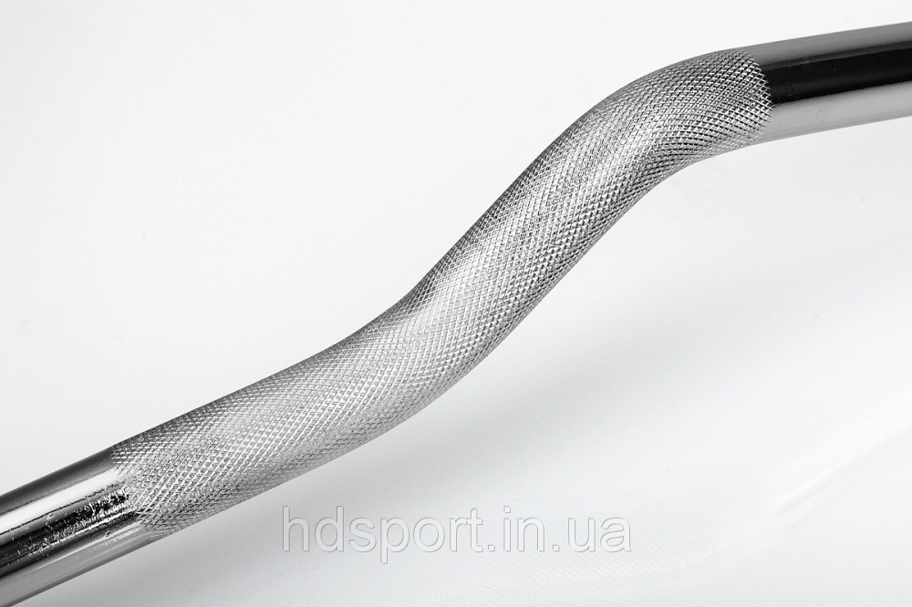 Гриф для штанги 120 см W-подібний хромований (30 мм) на штангу Київ - фото 3