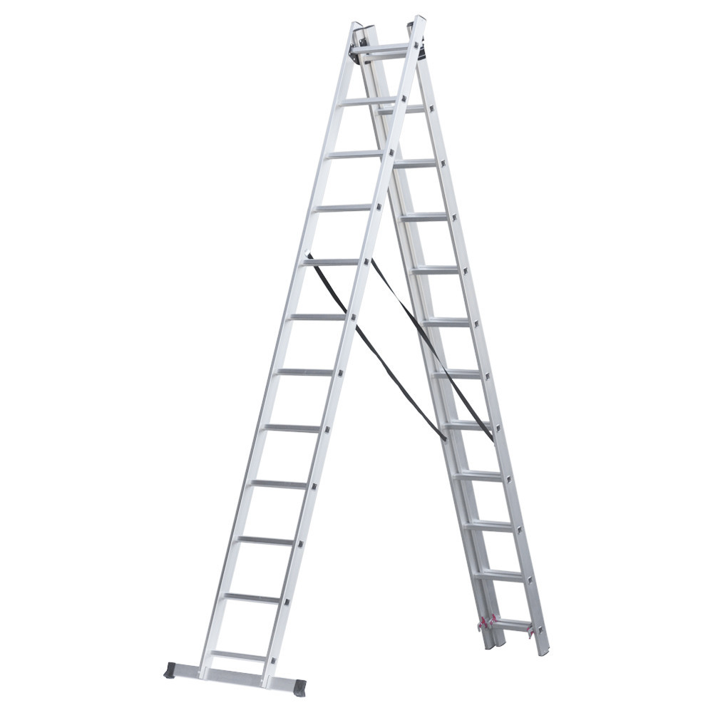 Драбина розкладна універсальна 3×12 щаблів 7.89м SIGMA (5032374) Київ - фото 5