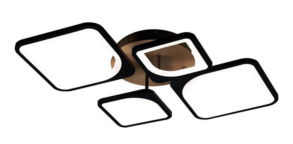 VALESO Люстра світлодіодна стельова 6106-4 BK 62W Київ - фото 4