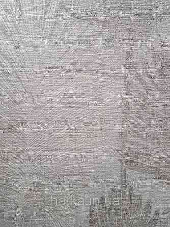 Шпалери вінілові на флізеліні AS creation Metropolitan stories By Time 0,53х10 листя папороті сріблясті сірі Київ