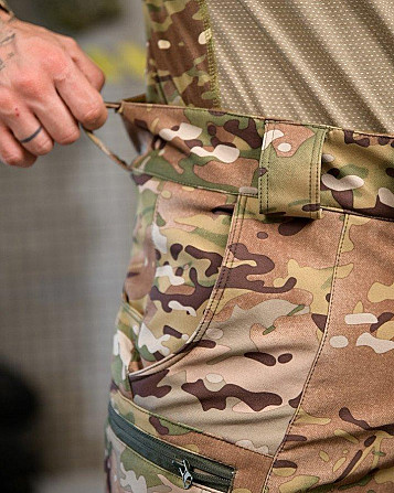 Тактичні штани софтшел DRAFT висока талія мультикам ВТ76567 Київ - фото 10