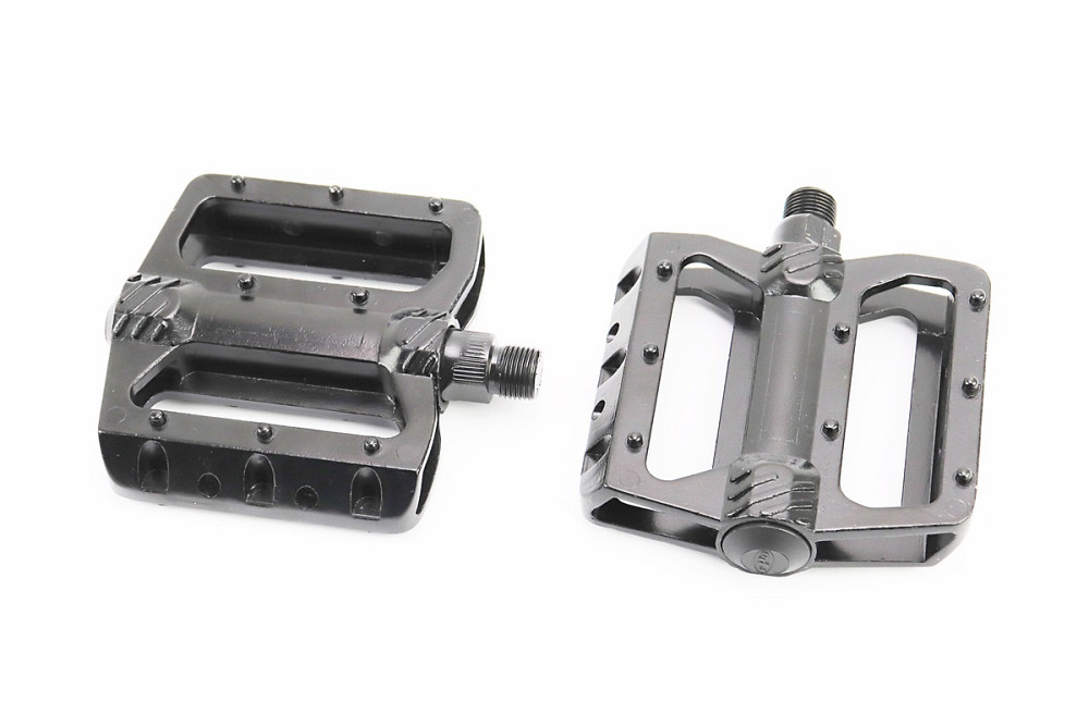 Педалі MTB широкі 9/16" (97x95x24mm) алюмінієві, чорні NWL-468 Київ - фото 1