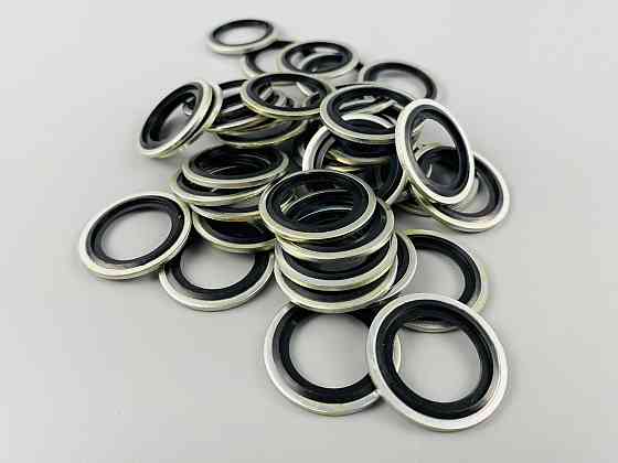 Шайба з гумовим кільцем NBR всередині 24 мм, для гідравліки, олії, води, повітря. Мукачево