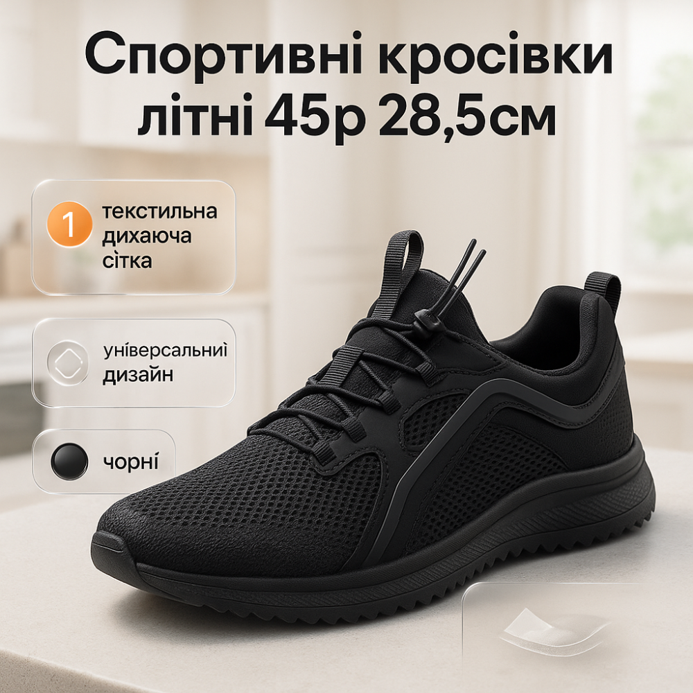 Чоловічі кросівки для спорту сітка 45р, Літні дихаючі кросівки в подарунок з сіткою RL-19 Львів - фото 9