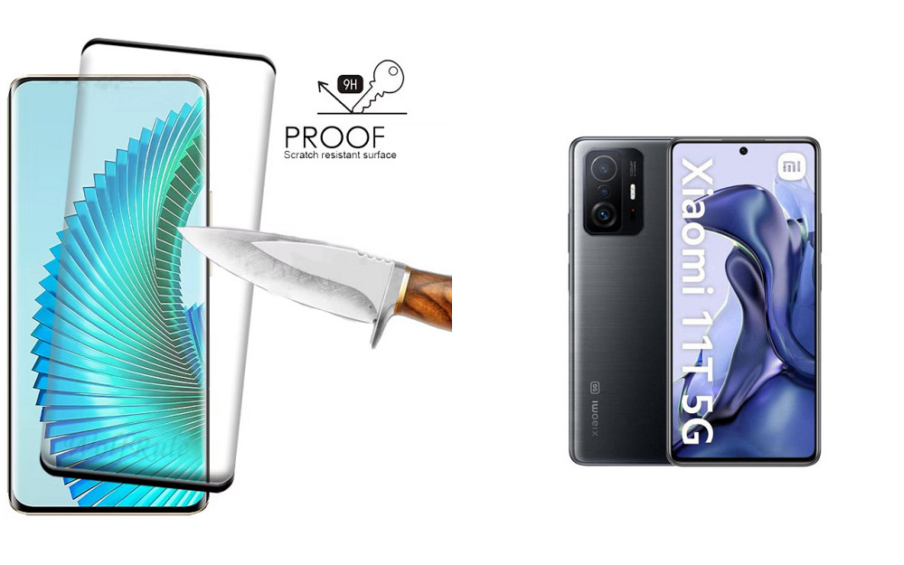 Защитное стекло HyperGlass Pro для Xiaomi 11T, Xiaomi 11T Pro – максимальная чувствительность и защита Киев - изображение 1
