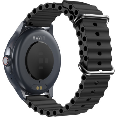 Смарт-часы Havit HV-M9046 IP68 Bluetooth Call Black (HV-M9046 Black) Винница - изображение 5